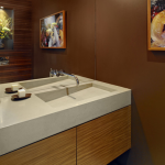 Corian Yalak Lavabo Tezgah Modeli